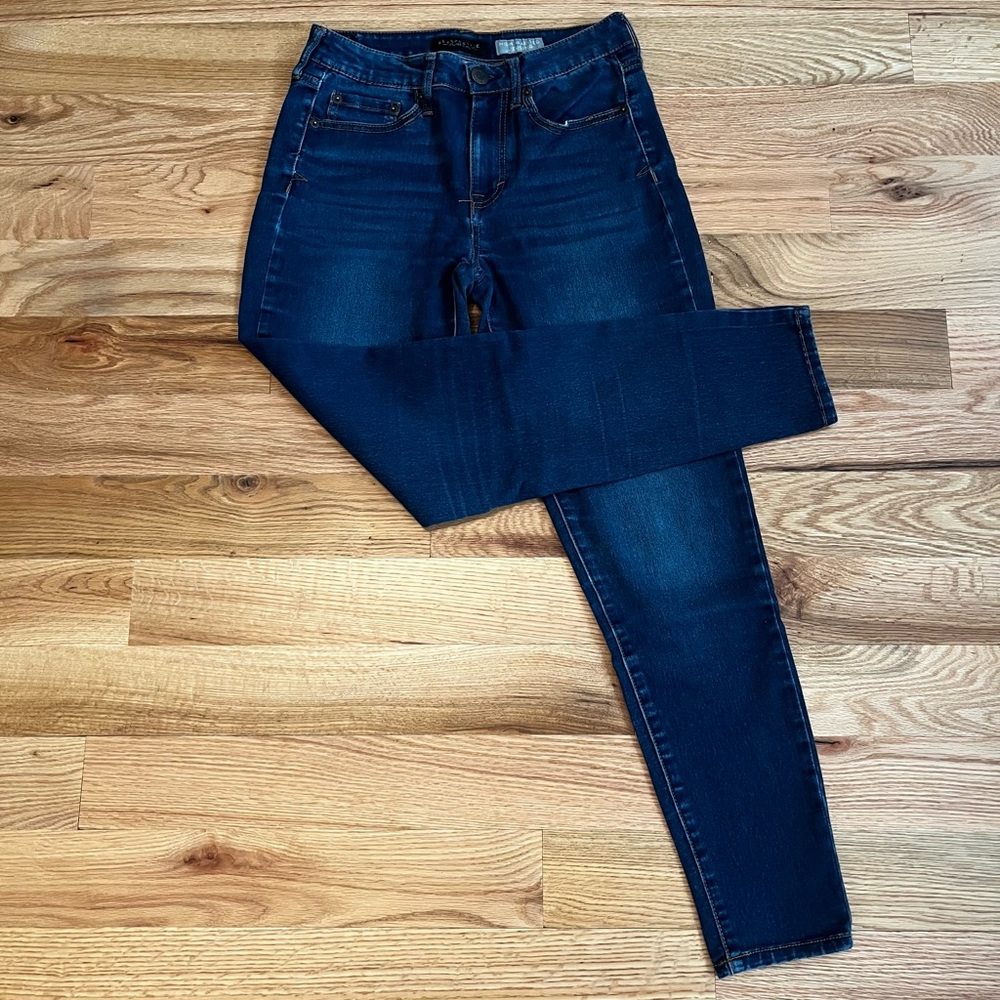 Aeropostle Dark Wash High Waisted Skinny Jeans Jeggings, size 4